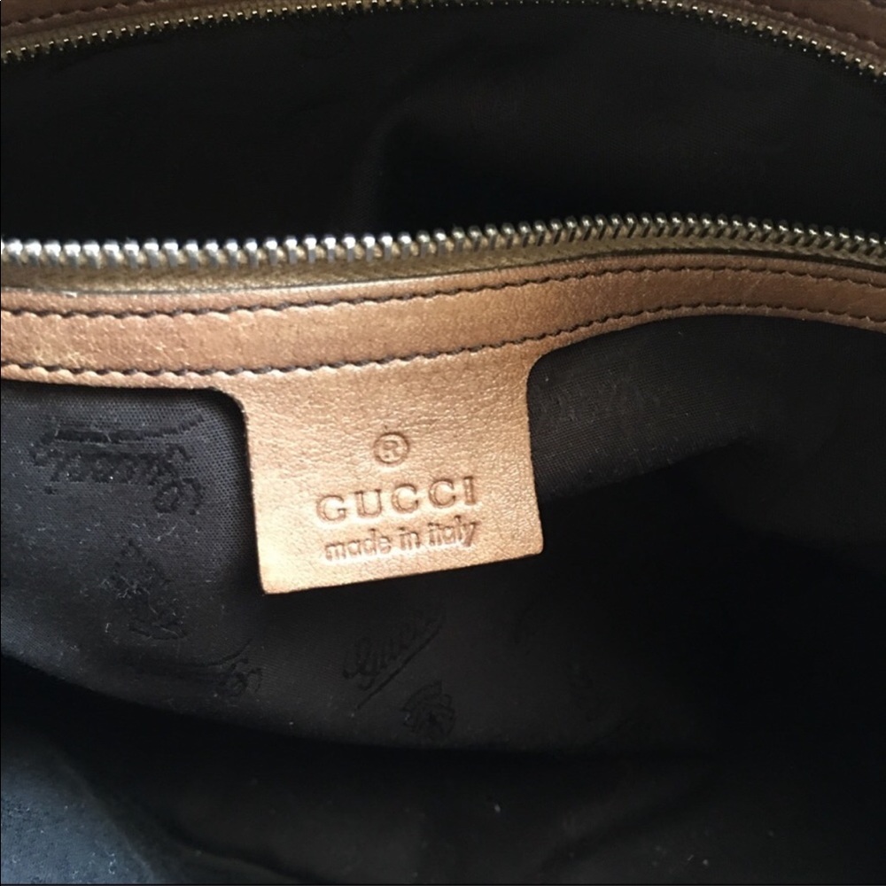 Gucci Libeccio Bamboo Bar Tote - Picture 5 of 8
